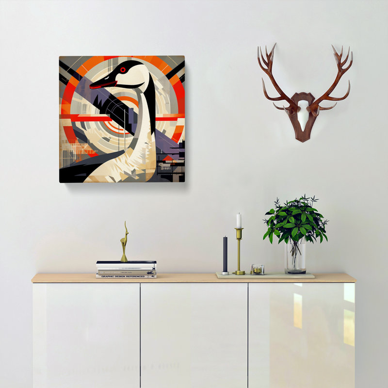 Goose Constructivism - No Frame Print, 50cm H x 50cm W x 3cm D
