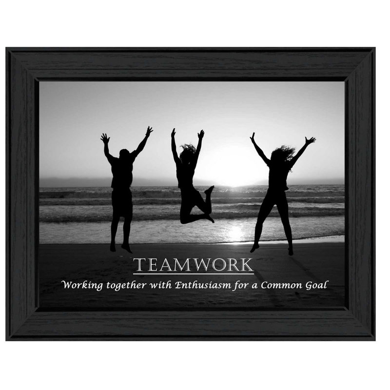 'Teamwork' Framed Photographic Print