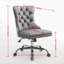 Chaise de bureau capitonnée en velours capitonnée avec base en métal-1163719228-1163610709