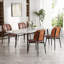 PU Leather Upholstered Dining Chairs With Stitched Detailing And Soft Padding - Perfect Side Chairs For Dining Rooms, Kitchens, And Living Rooms-1412744820