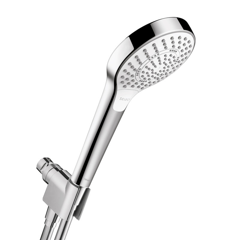 hansgrohe Pulsify S Showerhead 105 1-Jet, Chrome, 1.75 GPM