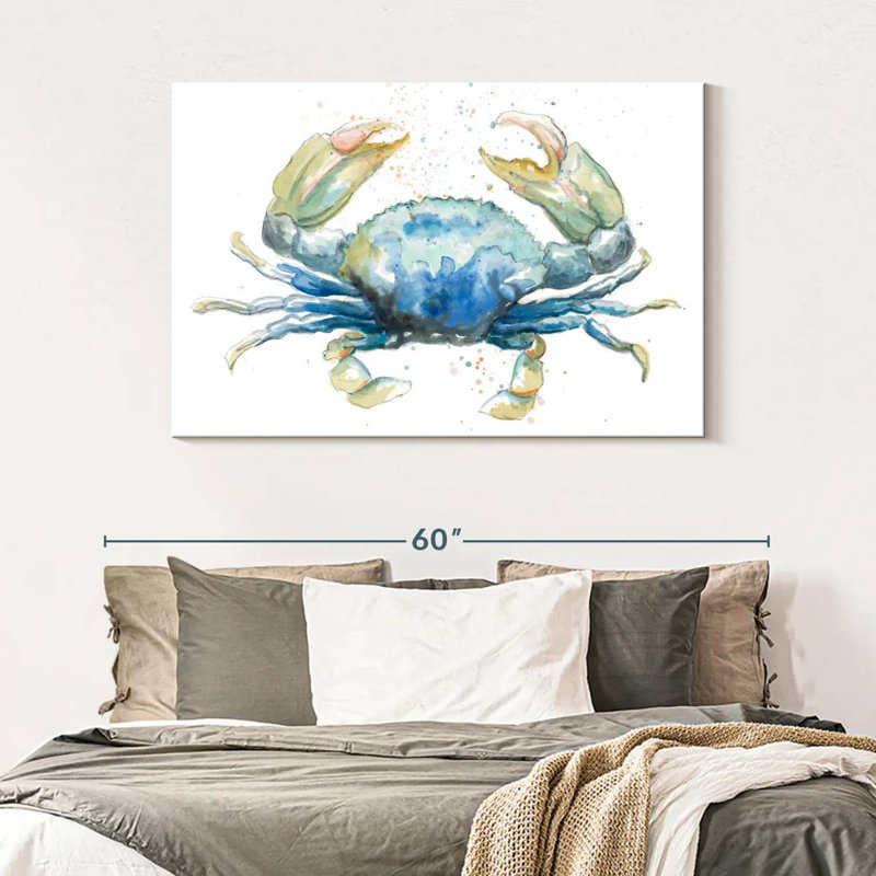 Brampt Cangrejo Azul Square, 32" H x 48" W
