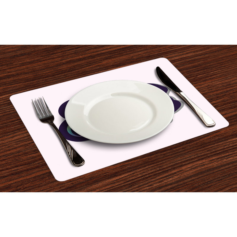 Polyester Abstract Rectangle Placemat