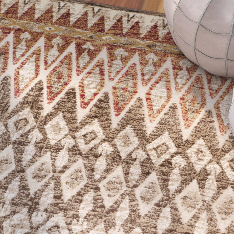 Braswell Performance Southwestern Rug, Rectangle 4' x 5'7"