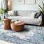 Tapis oriental bleu Ascutney-1505853583