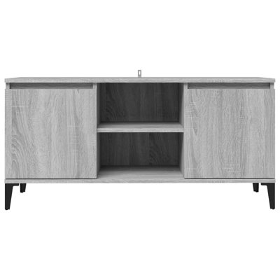 Steyning Unfinished TV Stand with Fireplace Included