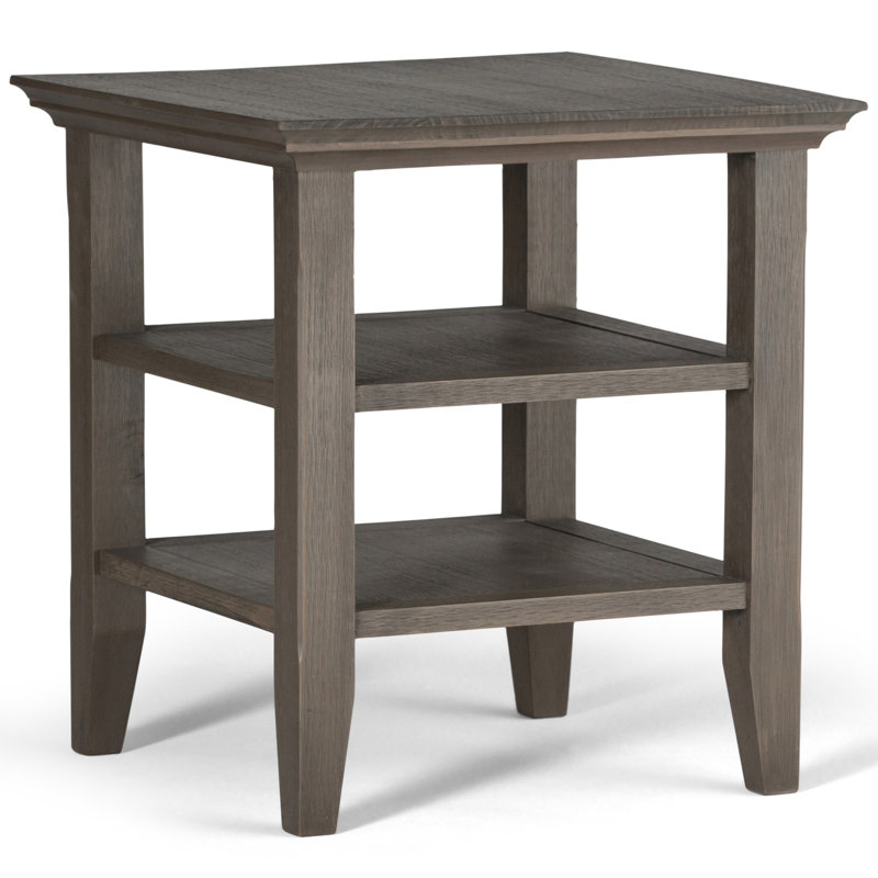 Modern - End Table - Brunette Brown, Dark Brown