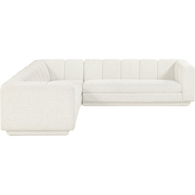 Landis Fabric Upholstered 3Pc. Modular Sectional