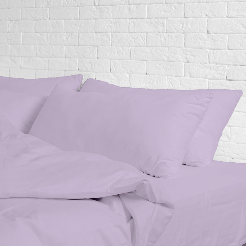 Ensemble de draps en micro-fibre, Lilas, Très grand