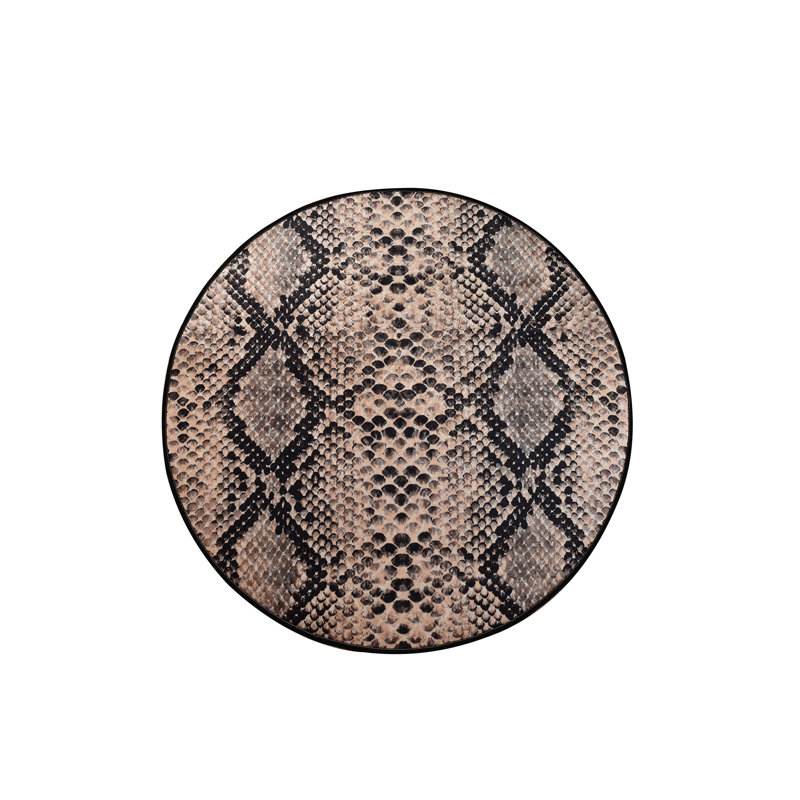Tapis rond luxueux, 55,1 pouces de diamètre, 100% polyester, hauteur des poils de 0,4 pouce | Antibactérien, antidérapant sous la surface, lavable en machine à 86 ° F | Parfait pour le salon, la chambre à coucher et les aires de jeux pour enfants