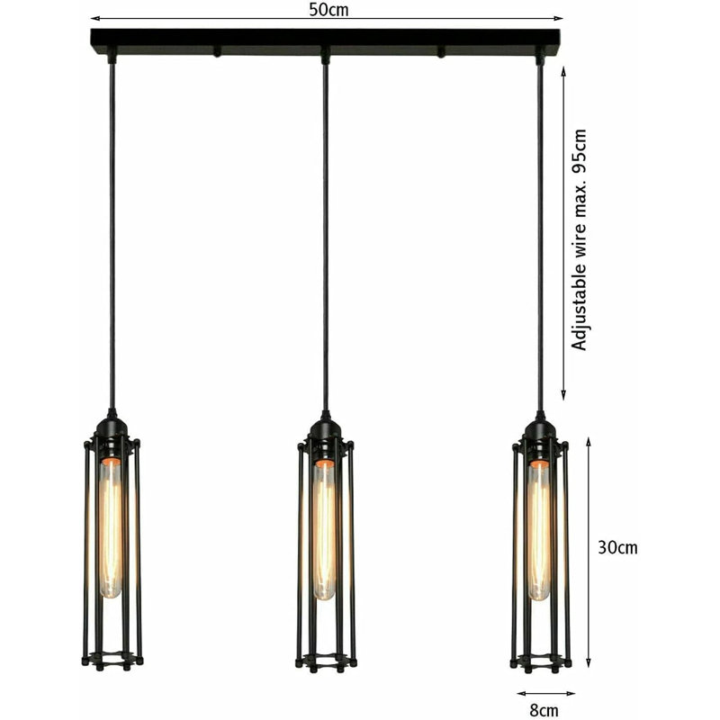 3 - Light Black Pendant, Yes