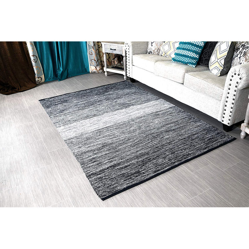 Markieff Cotton Abstract Indoor Rug