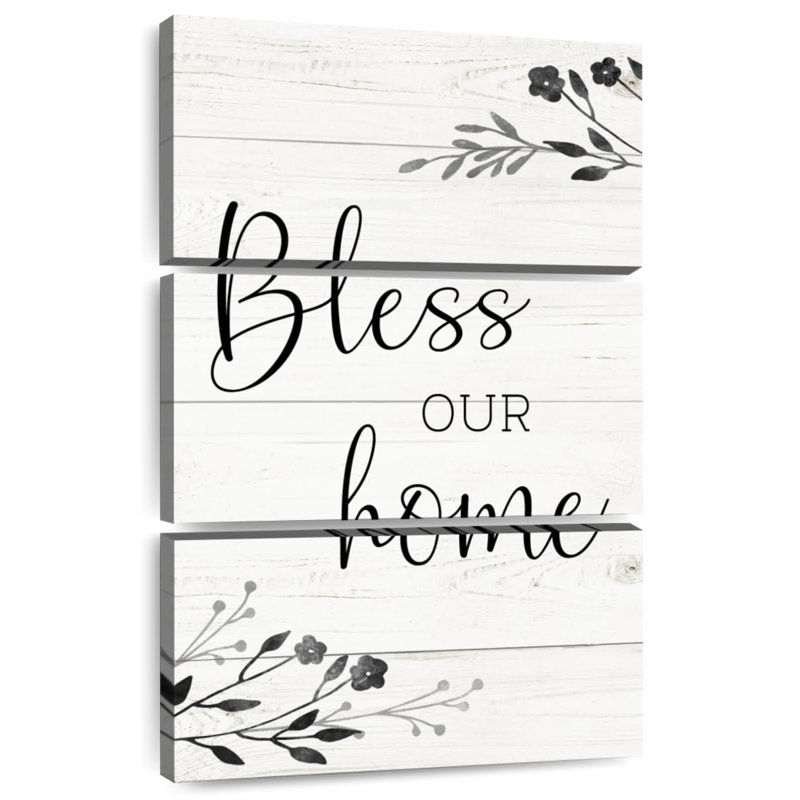 Plaque murale Kema Bless Our Home, H 38 po x l 24 po