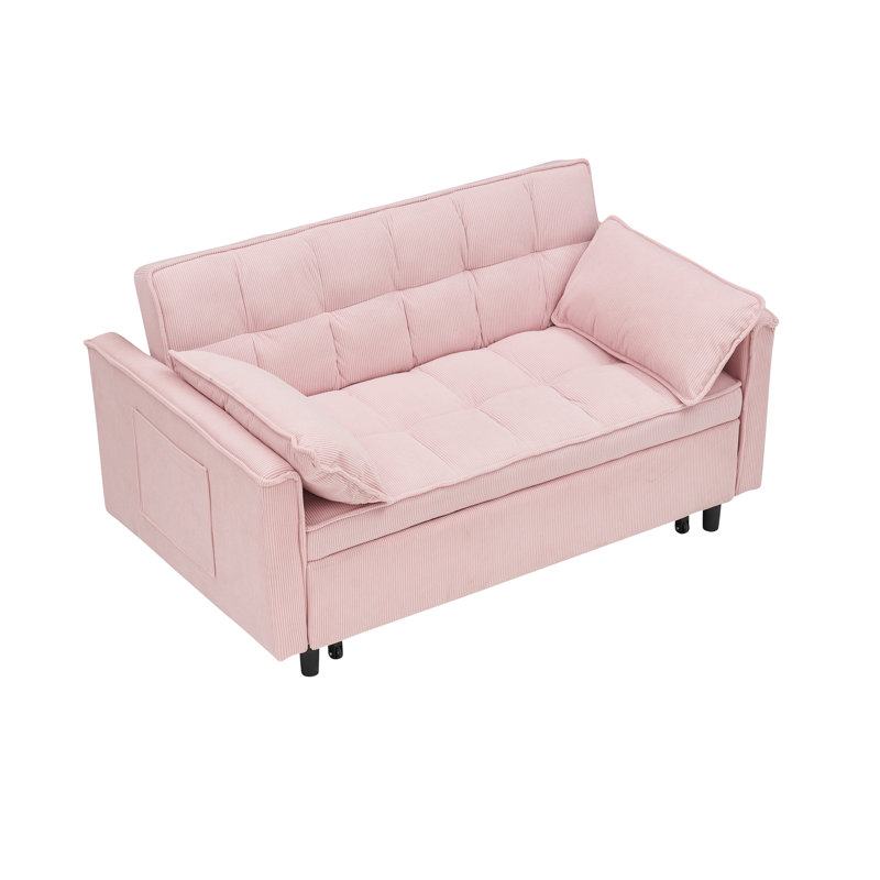 Loveseat, Sofa Bed With Adjustable Back