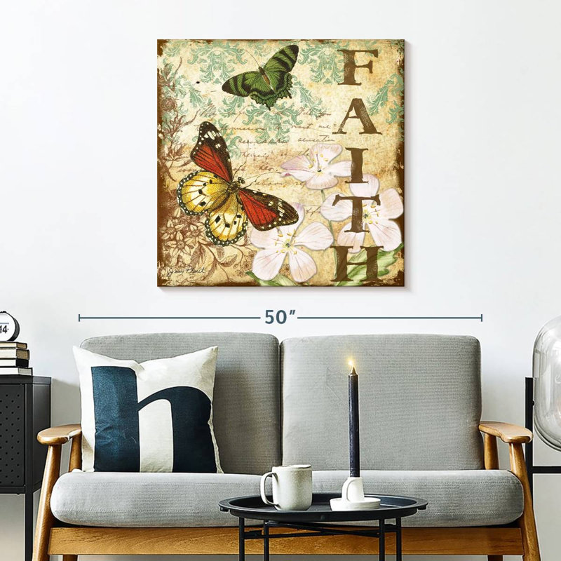 Inspirational Butterflies IV, 30" H x 30" W