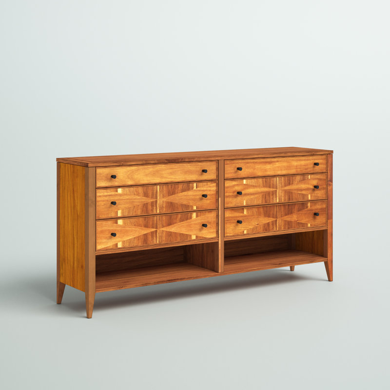 Commode double 6 tiroirs Camilla