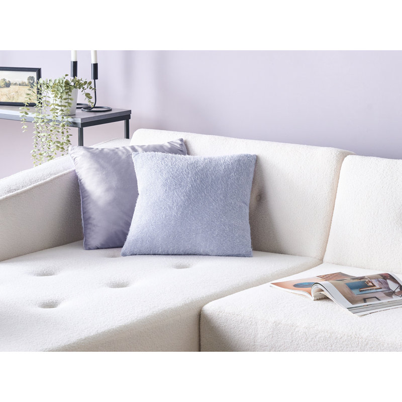 Biyanka Purple Square Cushion