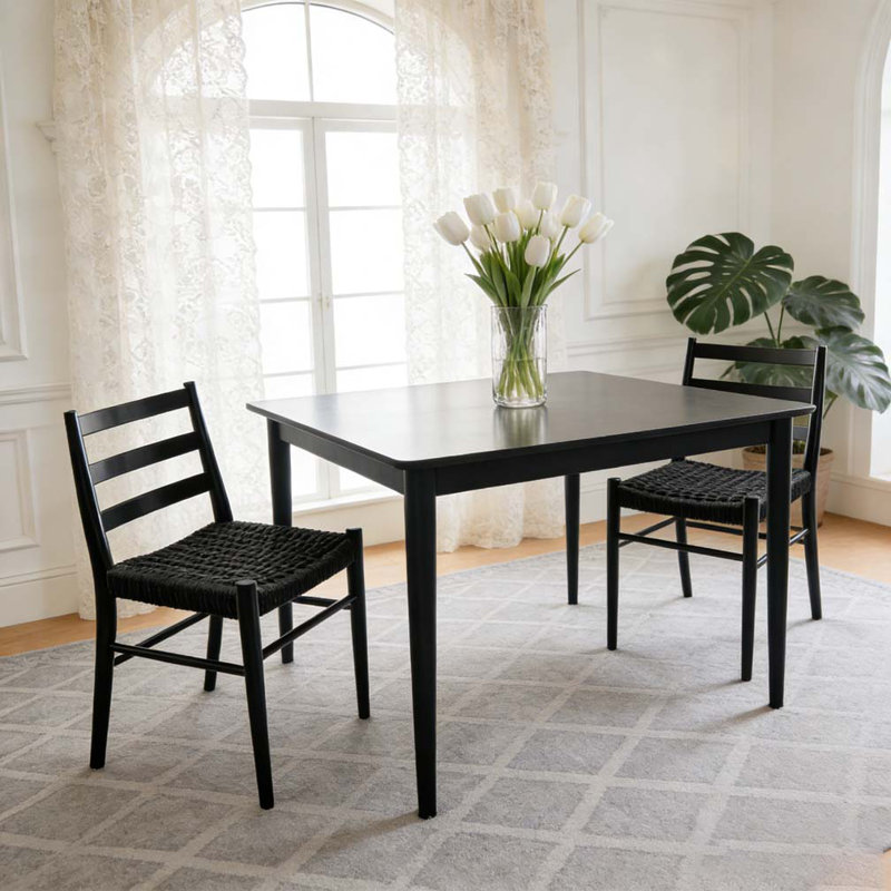 Dining Chairs Set, Black