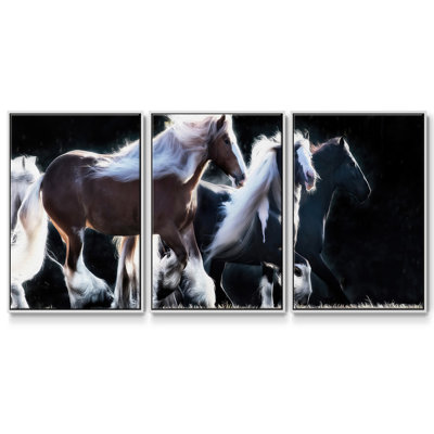 " Horse Motion X " 3 - Pieces