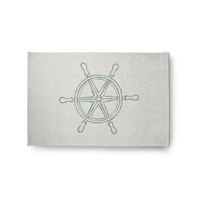 Tapis sauge à tissage plat Luyen, Rectangle 2 pi x 3 pi