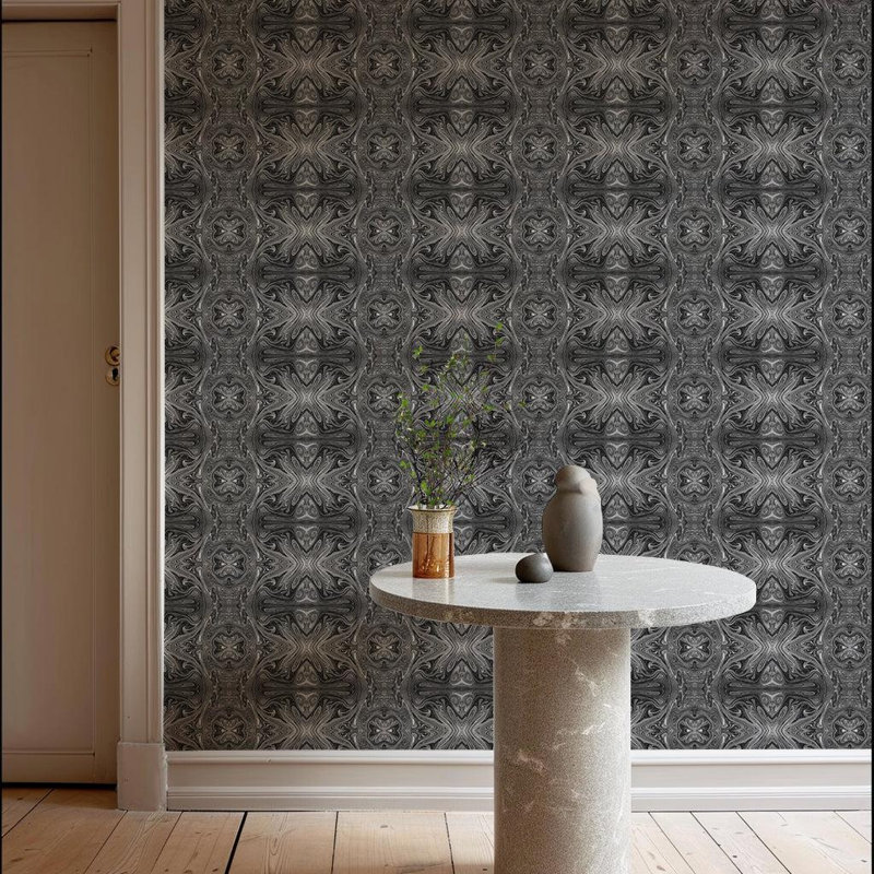 Abra Fold 10' L x 24" W Wallpaper Roll, Self-adhesive, Vinyl
