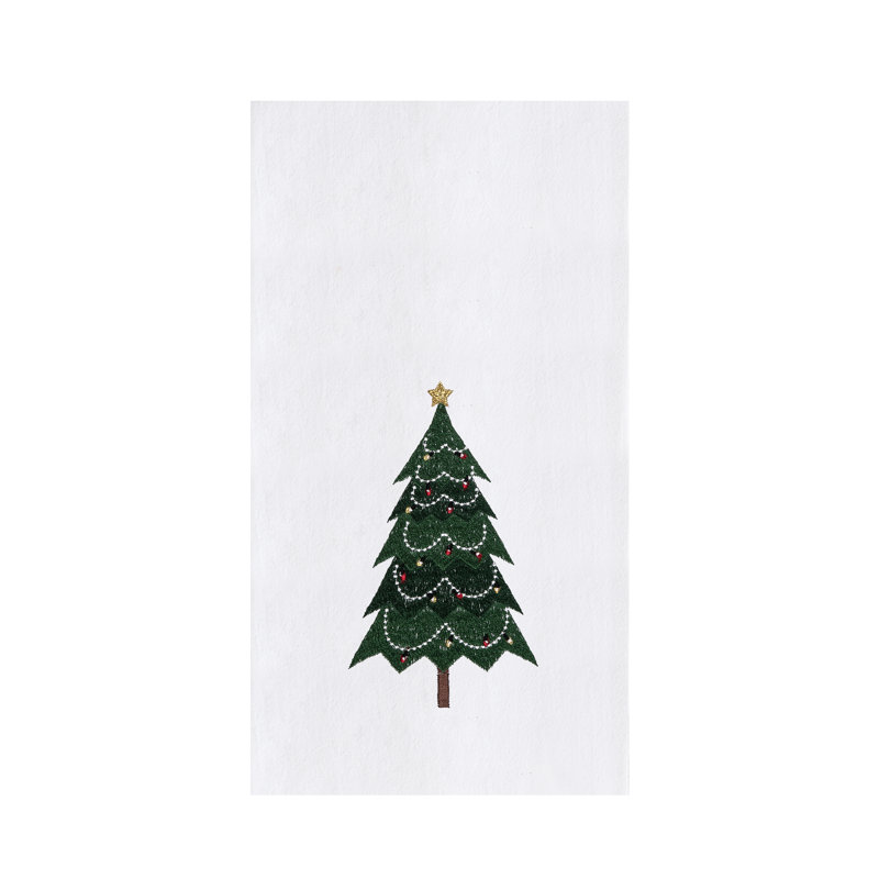 Serviette de Noël décorée
