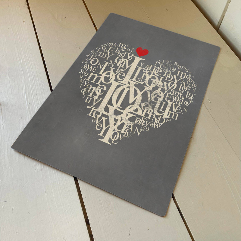 Wall Decor on Metal, 20cm H x 15cm W