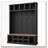78''H Modern Hall Tree with Wide Storage Seating Bench, Entryway Shoe Cabinet with 13 Compartments-664692586