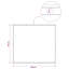 vidaXL Balcony Privacy Screen Fabric with PU Coated Outdoor Garden Terrace-130374591