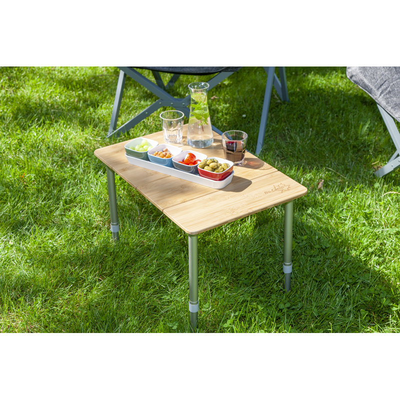 Jaycob Rectangular Metal Folding Outdoor Camping Table , 40cm cm W 60cm cm D