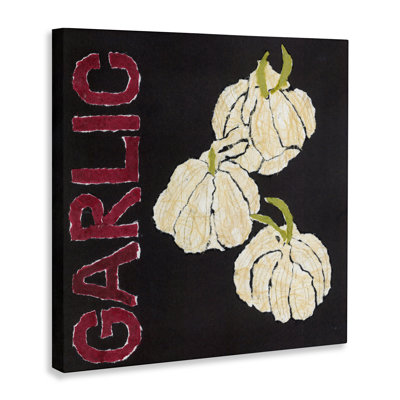 Garlic Garden Vegetable Canvas, design by Nancy Overton