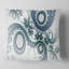 Horloge fractale colorée - coussin à imprimé floral-30967140-30967144