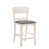 Grey Seat/ White Frame