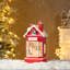 10.5"H Lighted Christmas Santa's Workshop Waterglobe