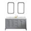 Queen 60" Double Bathroom Vanity Set with Mirror-239915528