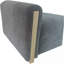 Fauteuils inclinables, inclinable moderne en bois massif sans assemblage requis | Gris clair | Polyester