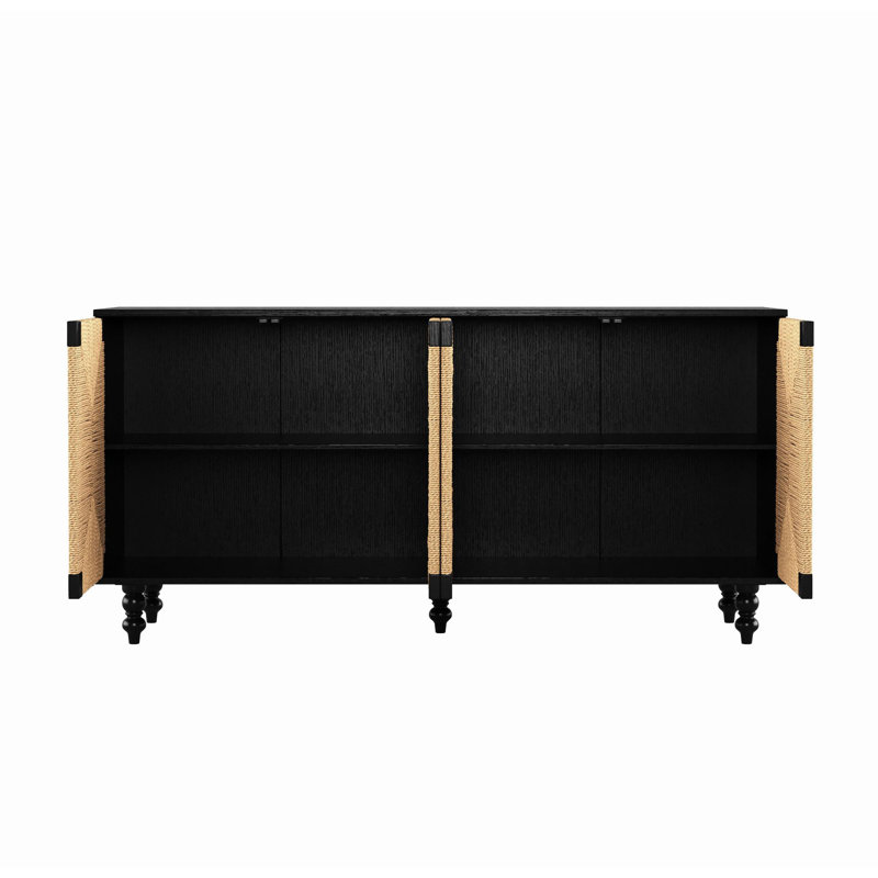 Meuble télé avec rangement Buffet Accent Natural