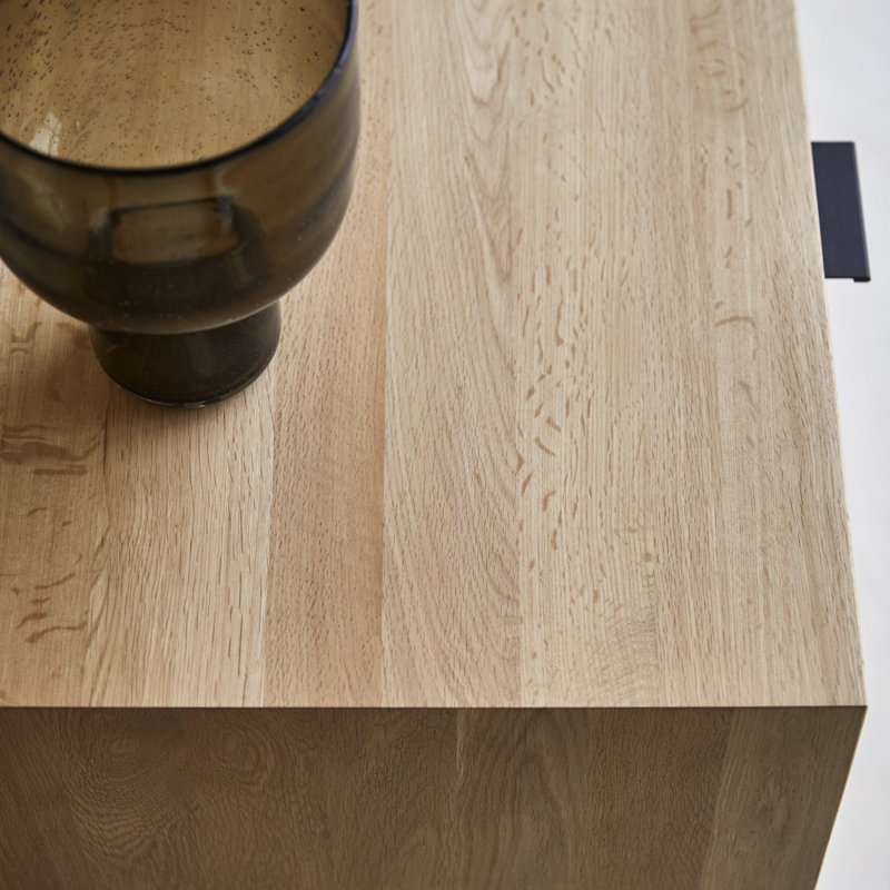 Senson Media Console, Natural Wood