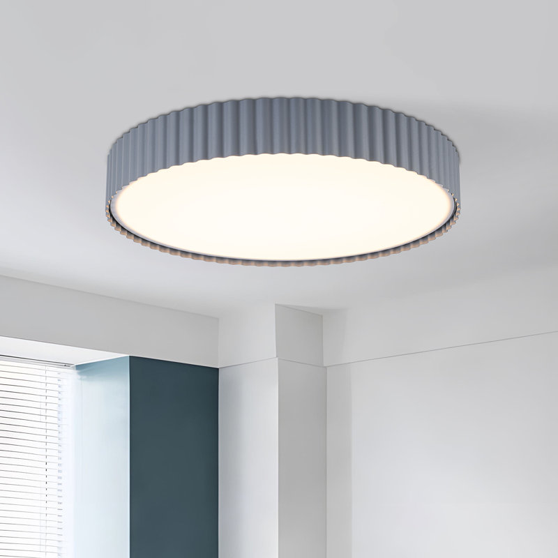 Plafonnier encastré rond 5ct, H 2,36 po x l 15,74 po x P 15,74 po