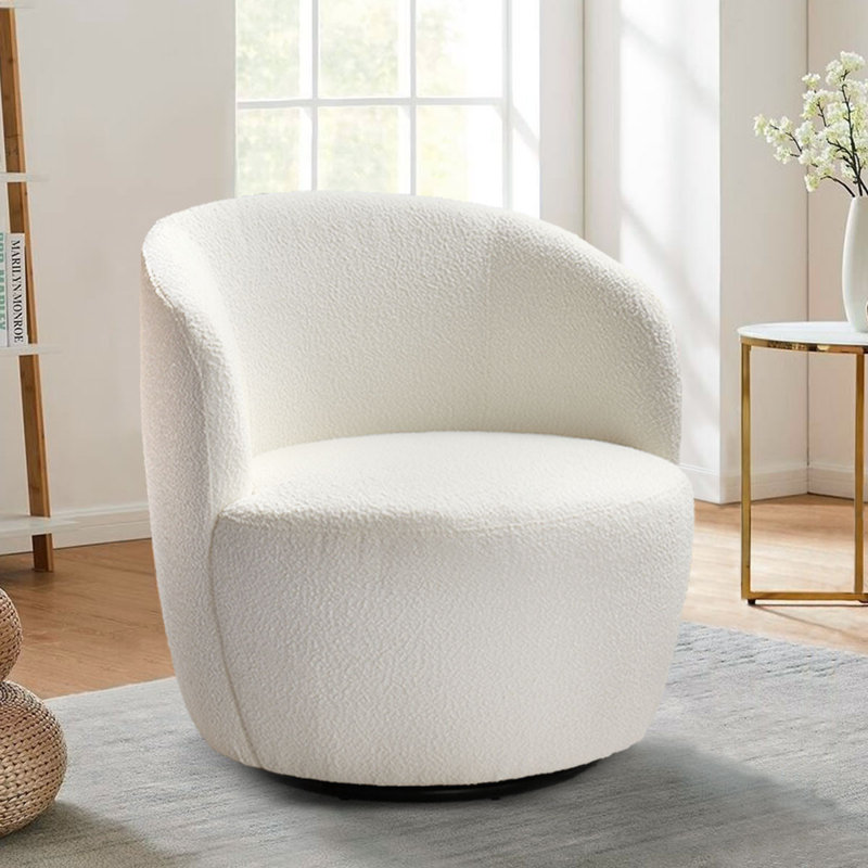 Fauteuil demi-tonneau pivotant 27 po