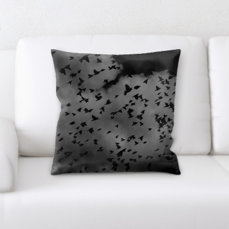 Coussin décoratif oiseaux