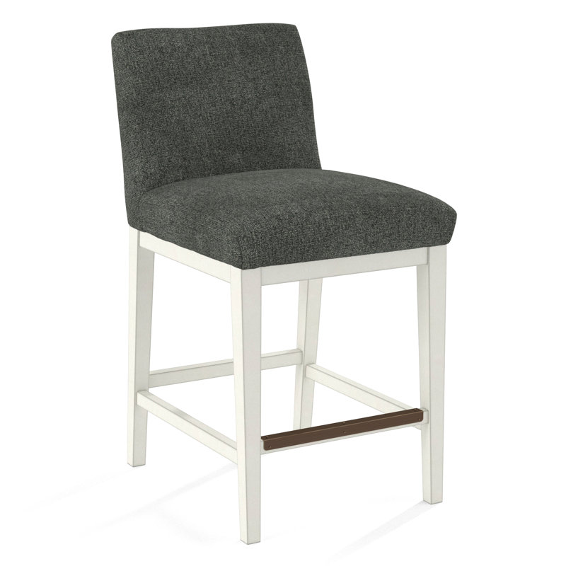 Upholstered Stool, 61558-61, White