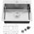 Premium Stainless Steel Drop-In Bar Sink With Sound Dampening And Fast Drainage, Single Bowl Deep Basin For Kitchen And RV-112550669