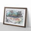 The Welcome to Las Vegas Sign in Abstract - Picture Frame Graphic Art Print-55769495-55769496