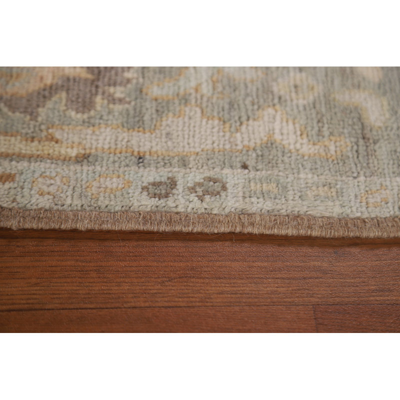 Tapis floral en laine noué à la main à motif floral 3 pi 11 po x 5 pi 10 po Floral