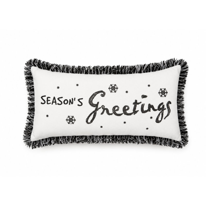 Coussin de Noël 10 pi x 20 po Season's Greetings