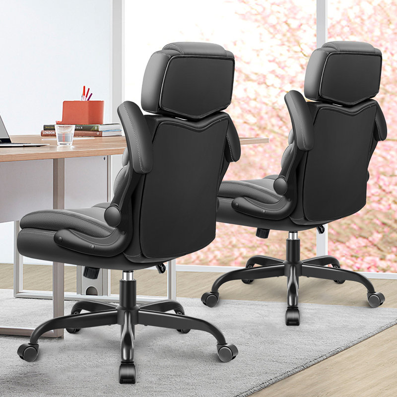 Meraris Executive Chair with Headrest, Black