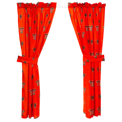 NCAA Semi Sheer Curtain Pair