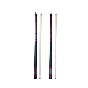RACK Prime 58 inch Maplewood Billiard/Pool Cue, Red (Set of 2)