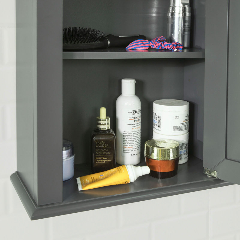Fynn Bathroom Cabinet, Dark Grey